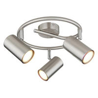 STRAHLER - Nickelfarben, Konventionell, Metall (25/13,5cm) - Globo