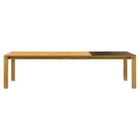ESSTISCH in Holz, Glas 200(300)/100/75 cm  - Wildeiche/Bronzefarben, Design, Glas/Holz (200(300)/100/75cm) - Team 7