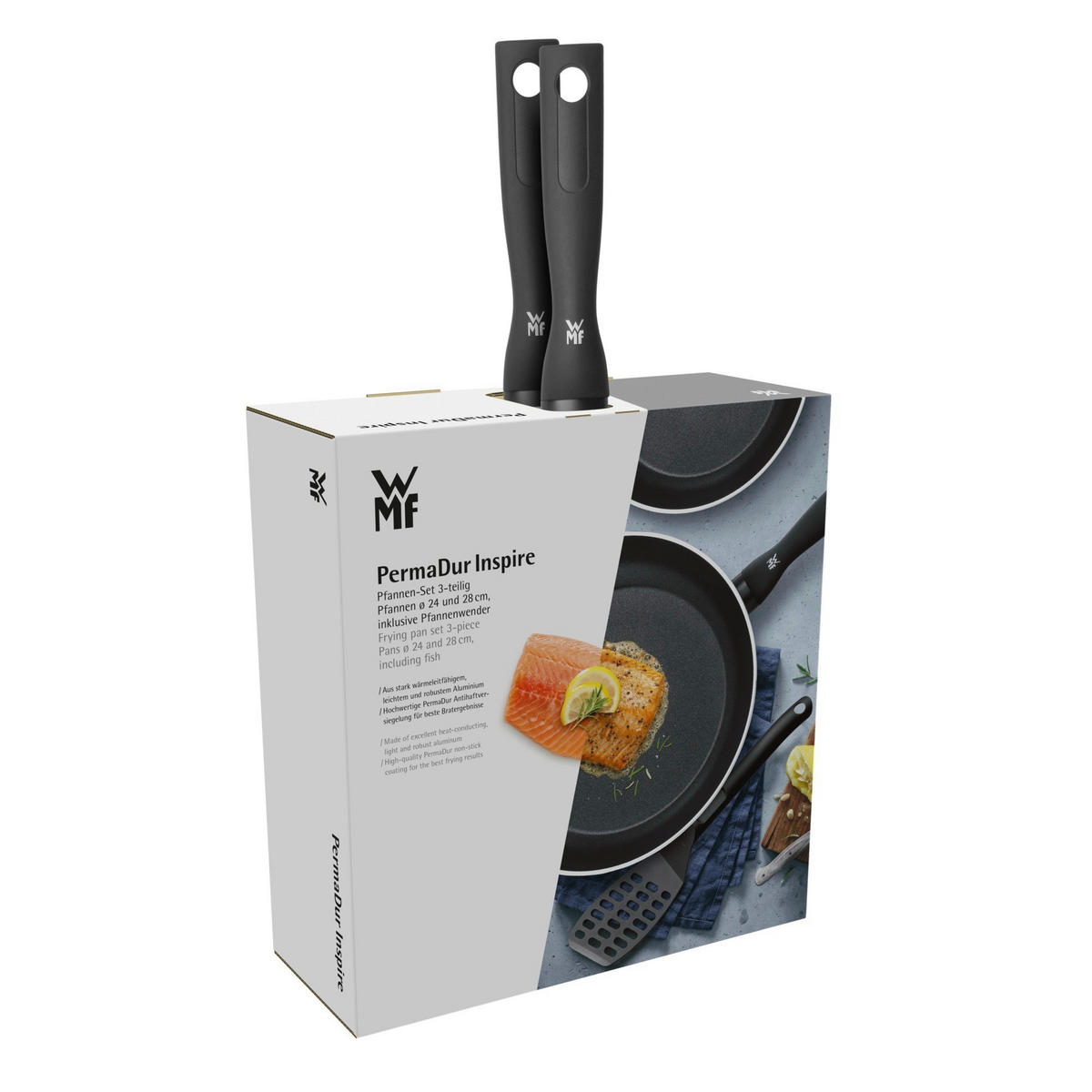 PFANNENSET 3-teilig  - Grau, Basics, Kunststoff/Metall - WMF