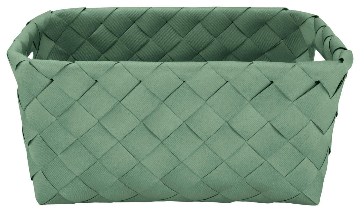 COȘULEȚ PENTRU DEPOZITARE    28/18,5/12 cm  - verde deschis, Basics, plastic (28/18,5/12cm) - Kleine Wolke