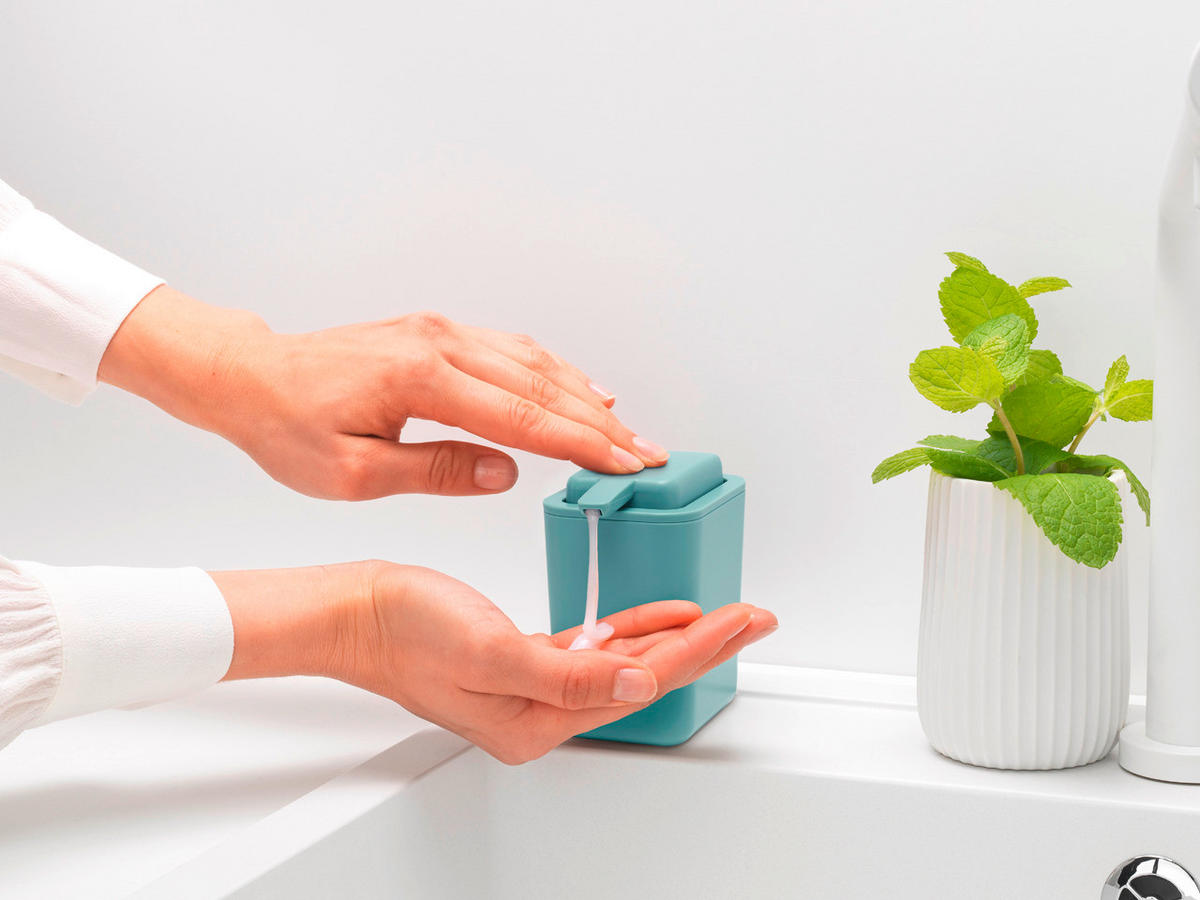 SPÜLMITTELSPENDER - Grün, Basics, Kunststoff (10/11.5/6cm) - Brabantia