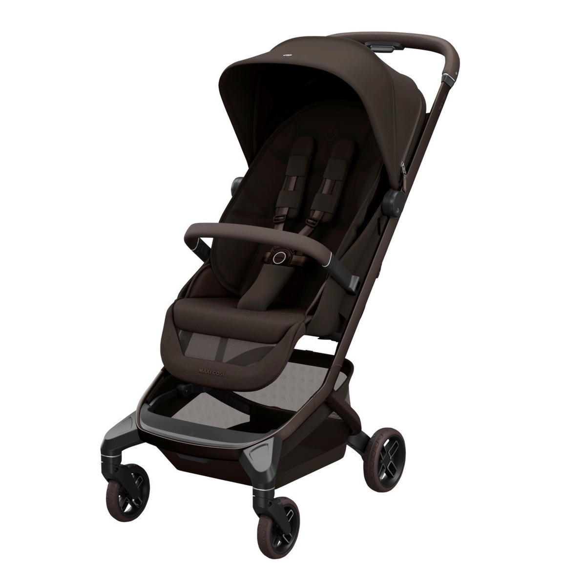 SICHERHEITSBÜGEL Fame Cabin  - Braun, Basics, Leder/Kunststoff (37/24cm) - Maxi Cosi Pro