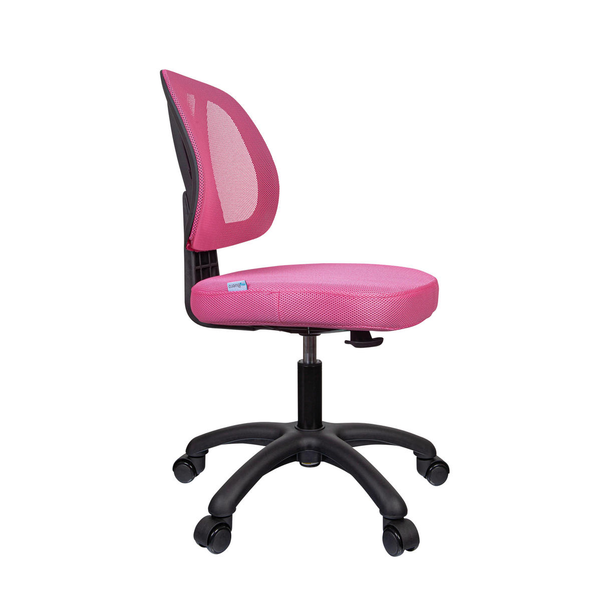 OTOČNÁ ŽIDLE PRO MLÁDEŽ, síťovina, růžová - růžová, Basics, textil/plast (46/84/51cm) - MID.YOU