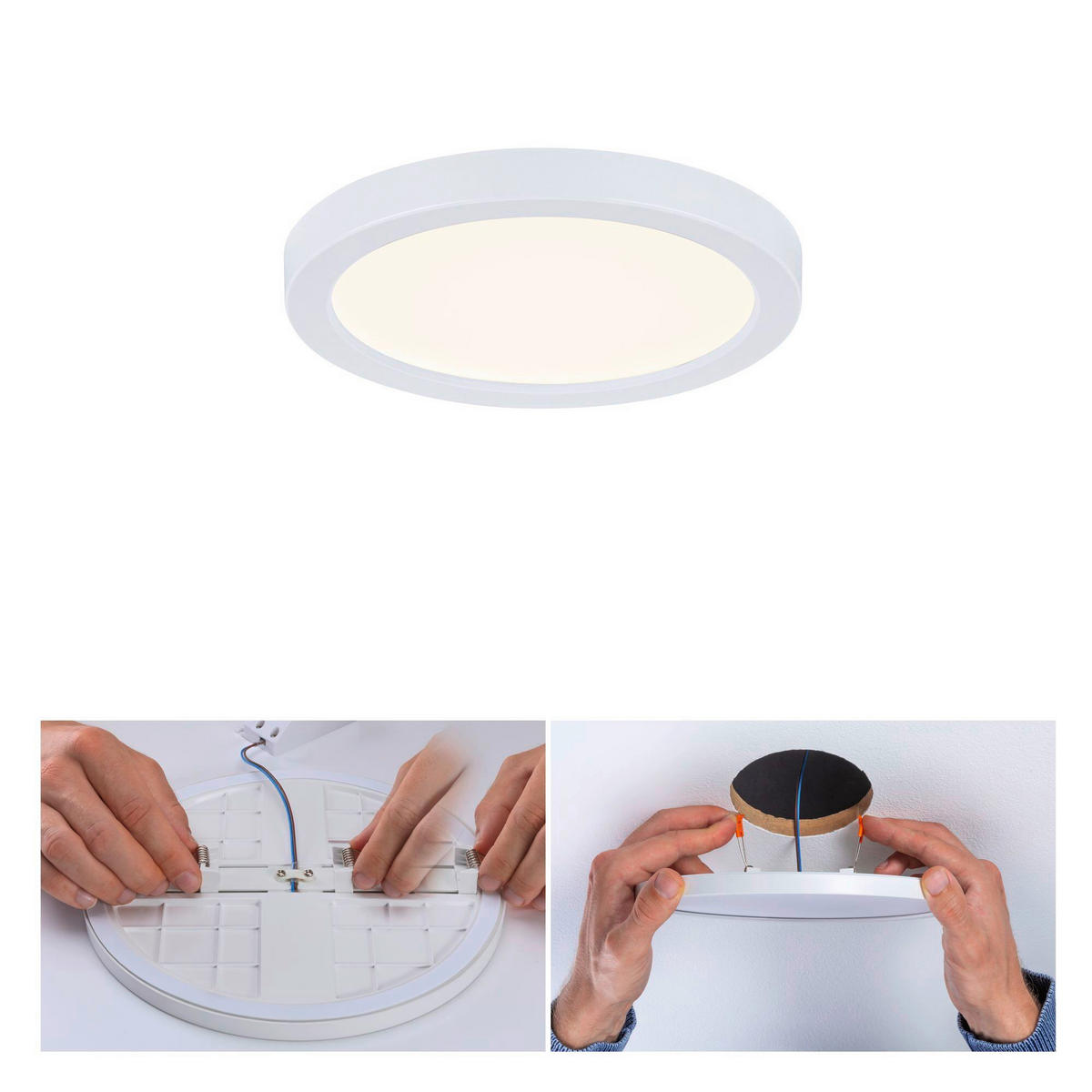 LED-PANEEL  - Weiß, Design, Kunststoff (11,8/1,2cm) - Paulmann