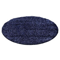 HOCHFLORTEPPICH 80 cm Life 1500 Dunkelblau  - Dunkelblau, KONVENTIONELL, Textil (80cm) - Novel