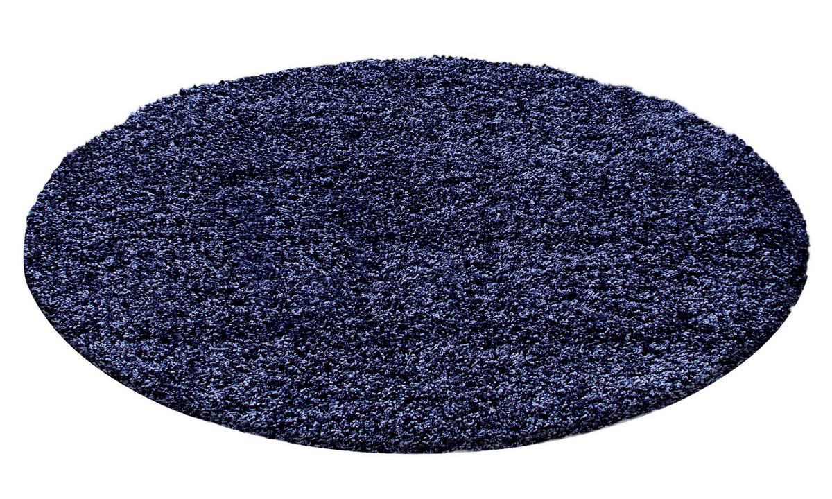 HOCHFLORTEPPICH 80 cm Life 1500 Dunkelblau  - Dunkelblau, KONVENTIONELL, Textil (80cm) - Novel