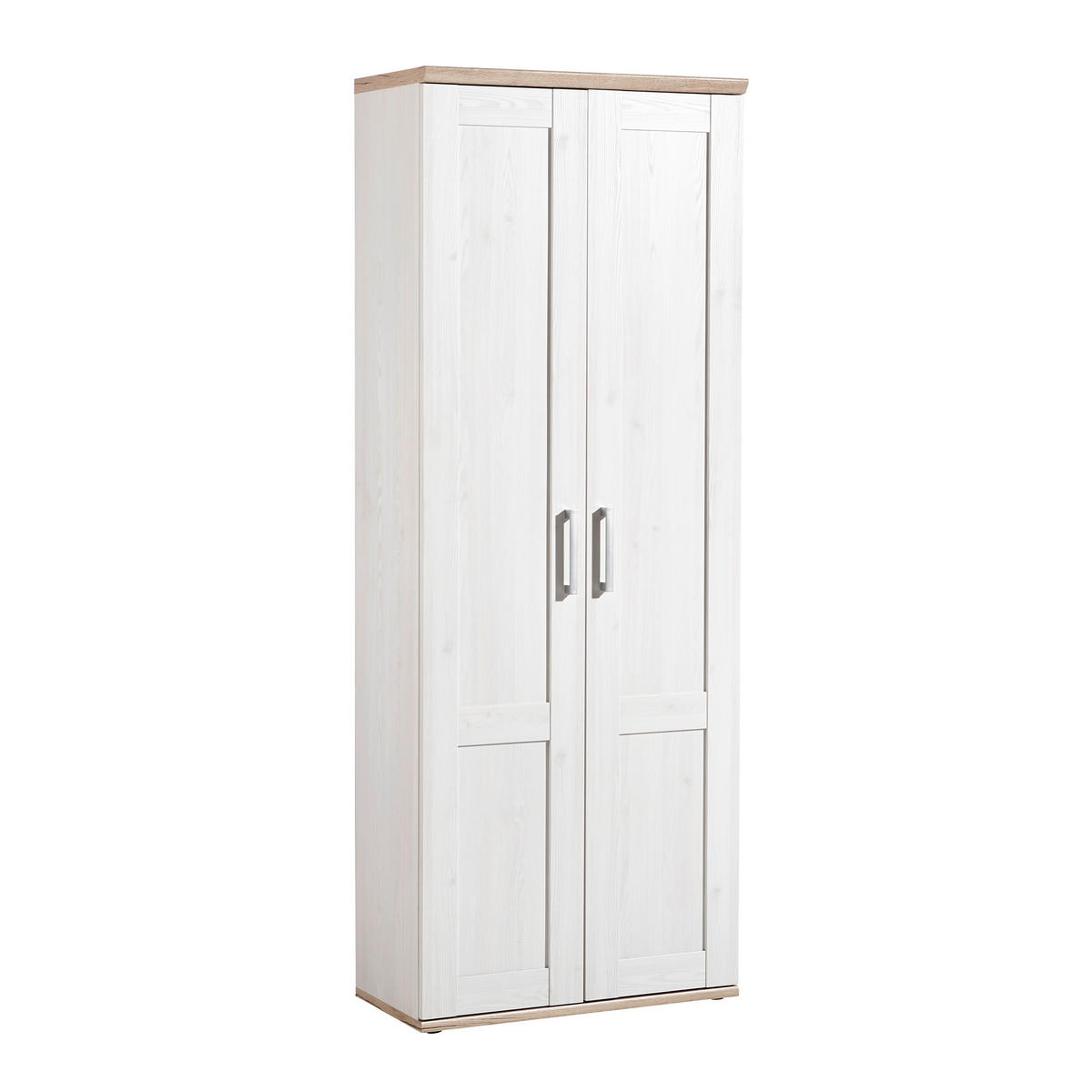 SKŘÍŇ NA ODĚV, bílá, 76/200/38 cm - bílá/barvy dubu, Design, kompozitní dřevo/plast (76/200/38cm) - Xora
