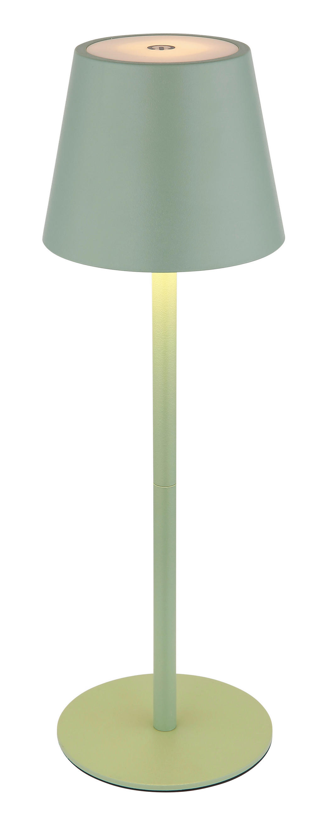 AKKU-TISCHLEUCHTE 11,5/36 cm   - Hellgrün, Design, Kunststoff/Metall (11,5/36cm) - Globo