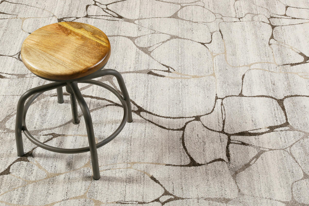 WEBTEPPICH 80/150 cm Solo Fields Taupe, Beige  - Taupe/Beige, Design, Textil (80/150cm) - WECON HOME