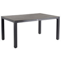 GARTENTISCH 160/90/74 cm Metall Anthrazit quadratisch  - Anthrazit, Basics, Kunststoff/Metall (160/90/74cm) - Tierra Outdoor