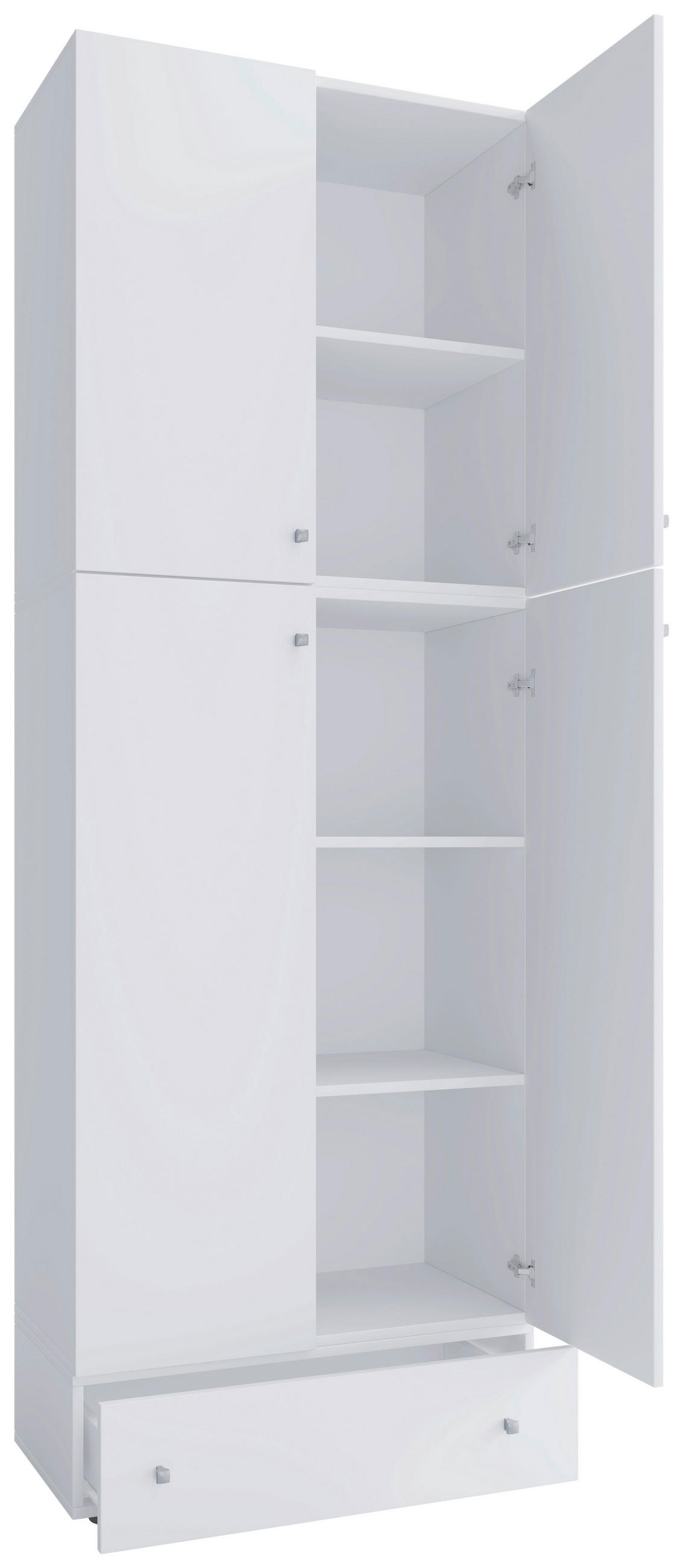 Drehtürenschrank B: 70 Cm Lona Xxl Weiß