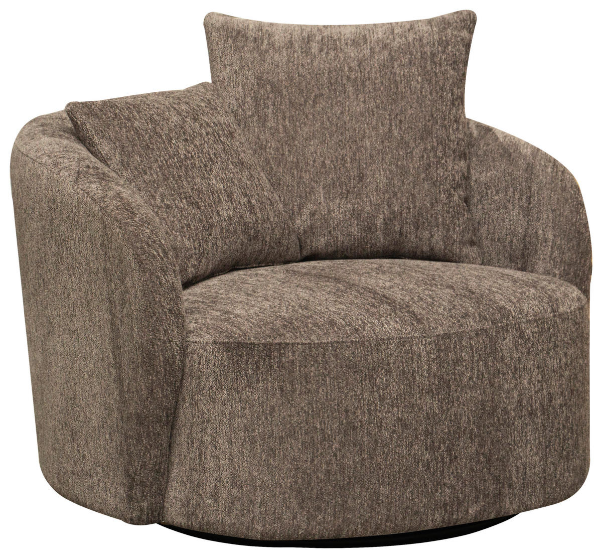 SESSEL in Webstoff Dunkelgrau  - Dunkelgrau/Schwarz, Design, Holz/Textil (101/82/97cm) - Carryhome