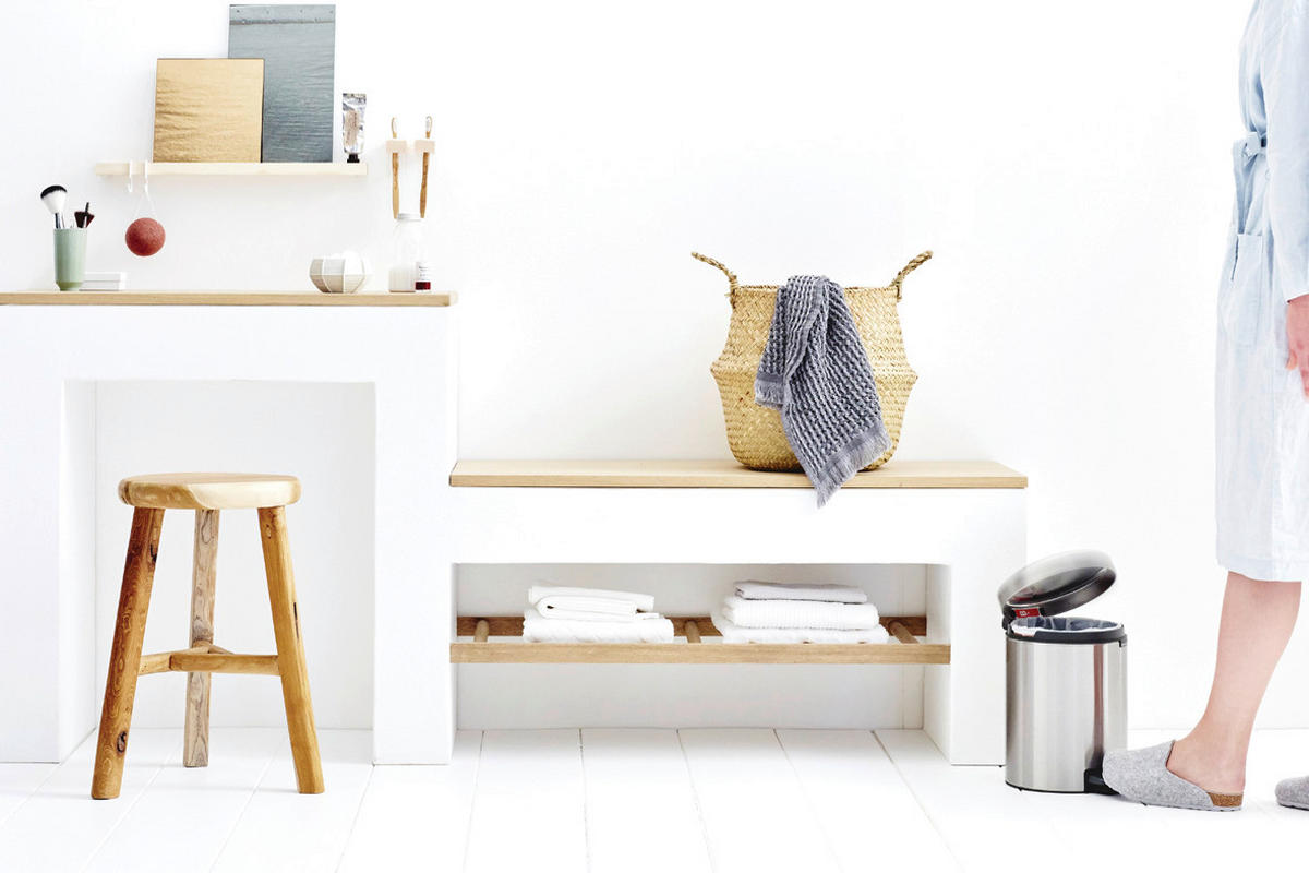 ODPADKOVÝ KÔŠ  5 l - strieborná, Design, kov/plast (20,5/29,1/27,2cm) - Brabantia