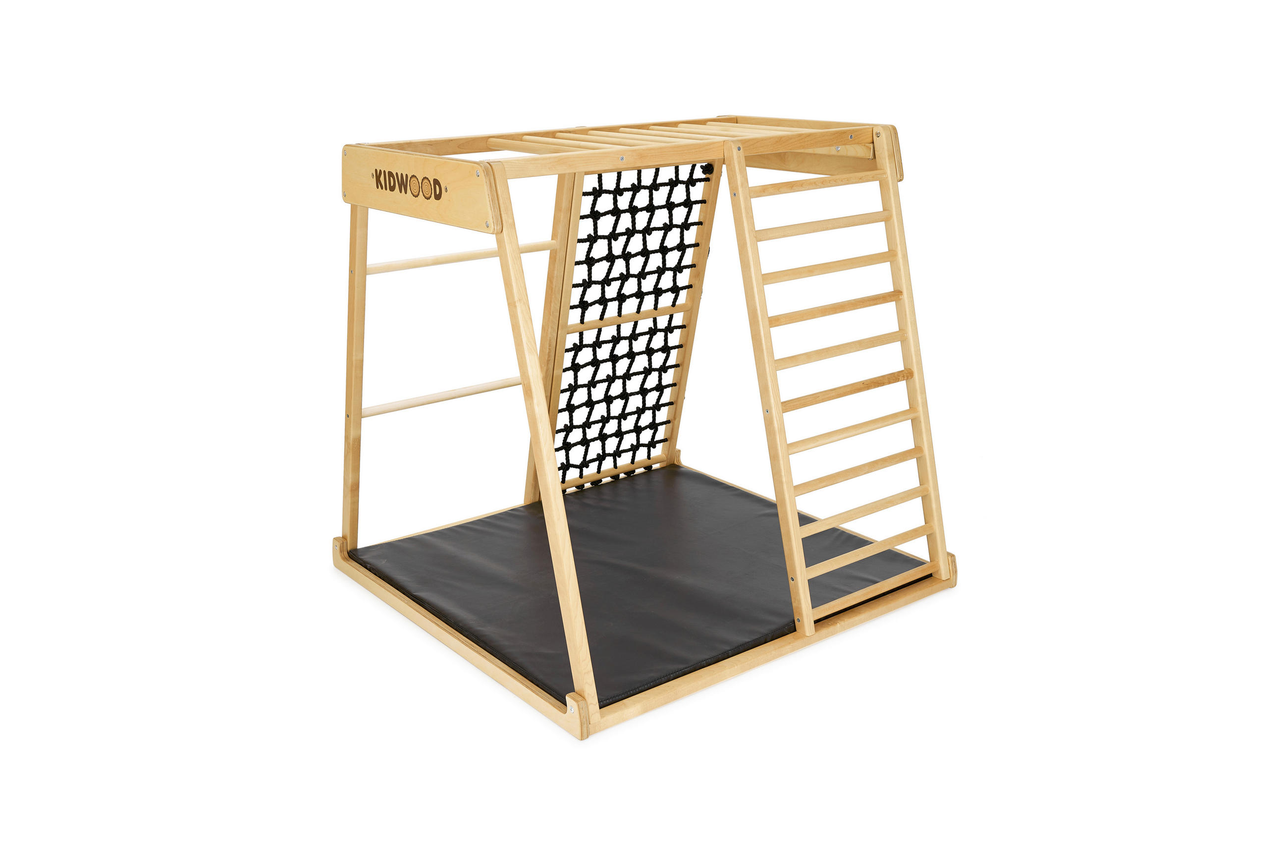 KLETTERGERÜST - Birkefarben/Schwarz, Basics, Holz (115/110/113cm)