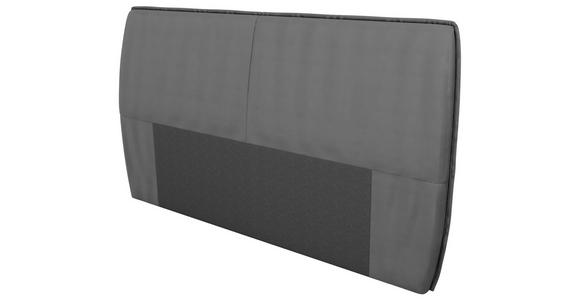 POLSTERBETT 180/200 cm in Anthrazit - Anthrazit/Silberfarben, KONVENTIONELL, Holz/Textil (180/200cm) - Esposa