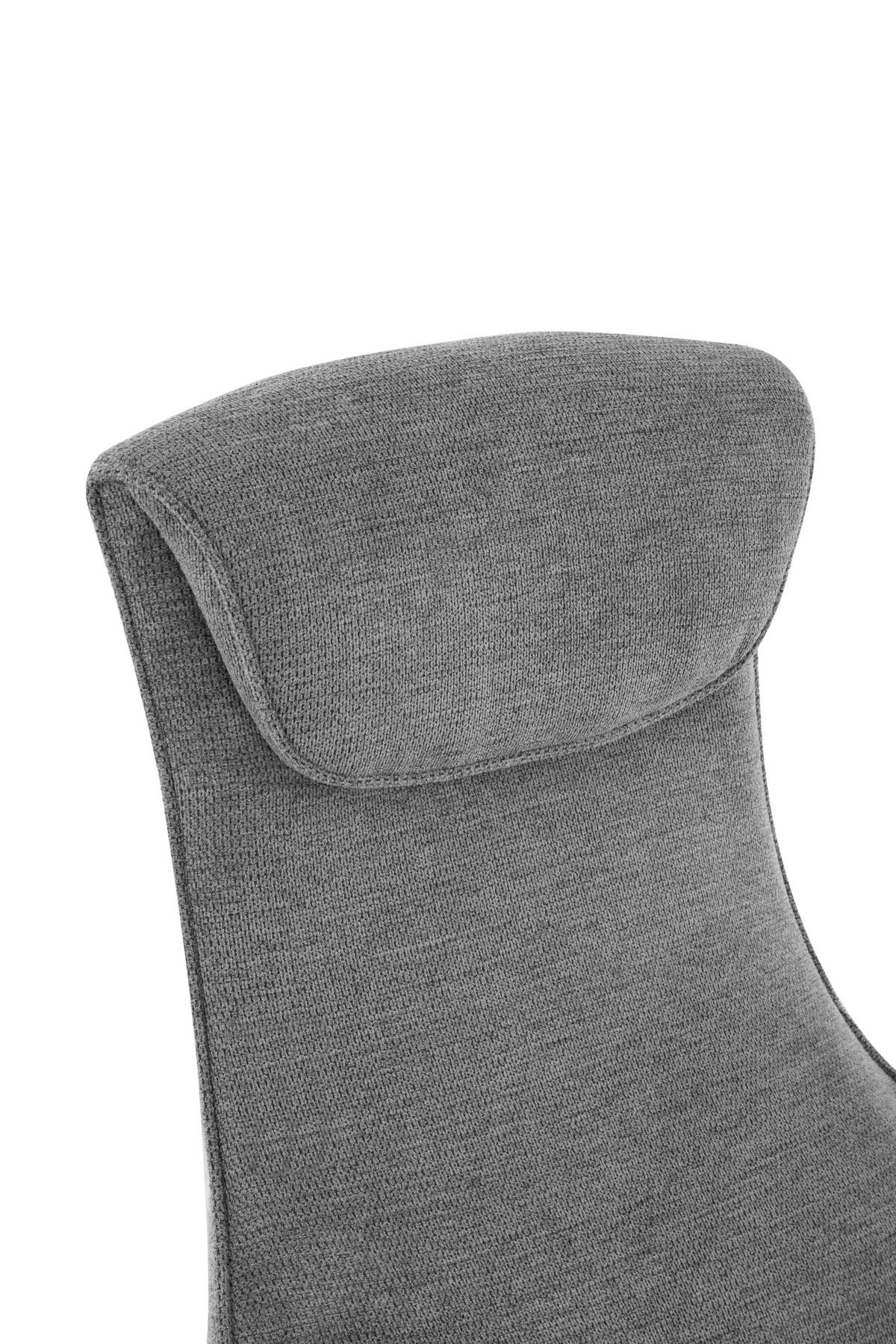 RELAXSESSELSET Mikrofaser    - Schwarz/Grau, Design, Textil/Metall (76/110/85.5cm) - Welnova