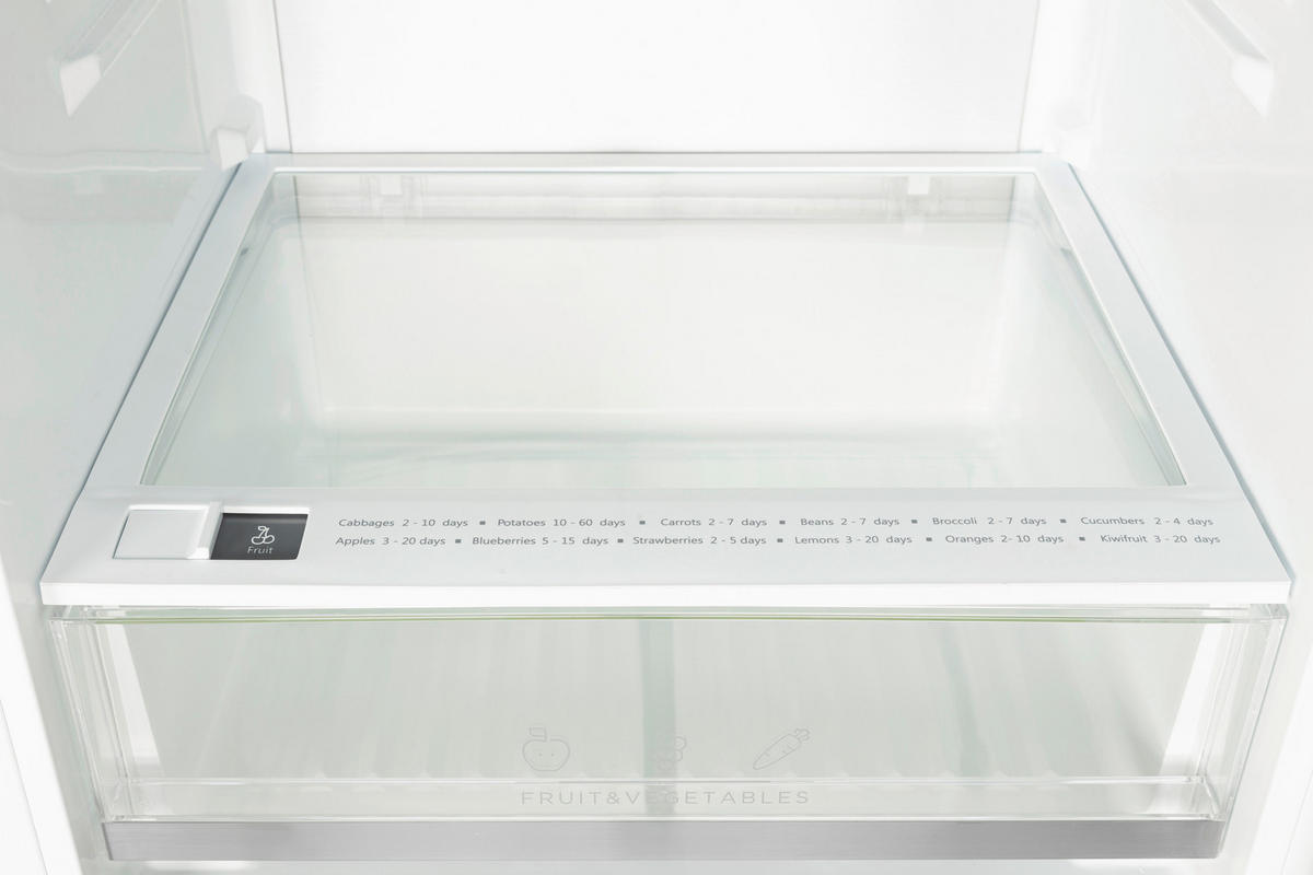 KÜHL-GEFRIER-KOMBINATION EKMBMFNFMCD  - Weiß, Basics, Glas/Metall (54/178,5/54cm) - Mican