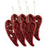 DEKOHÄNGER 6-teilig Rot - Rot, Kunststoff (8,5/14/1,5cm) DEKOHÄNGER 6-teilig Rot - Rot, Kunststoff (8,5/14/1,5cm)