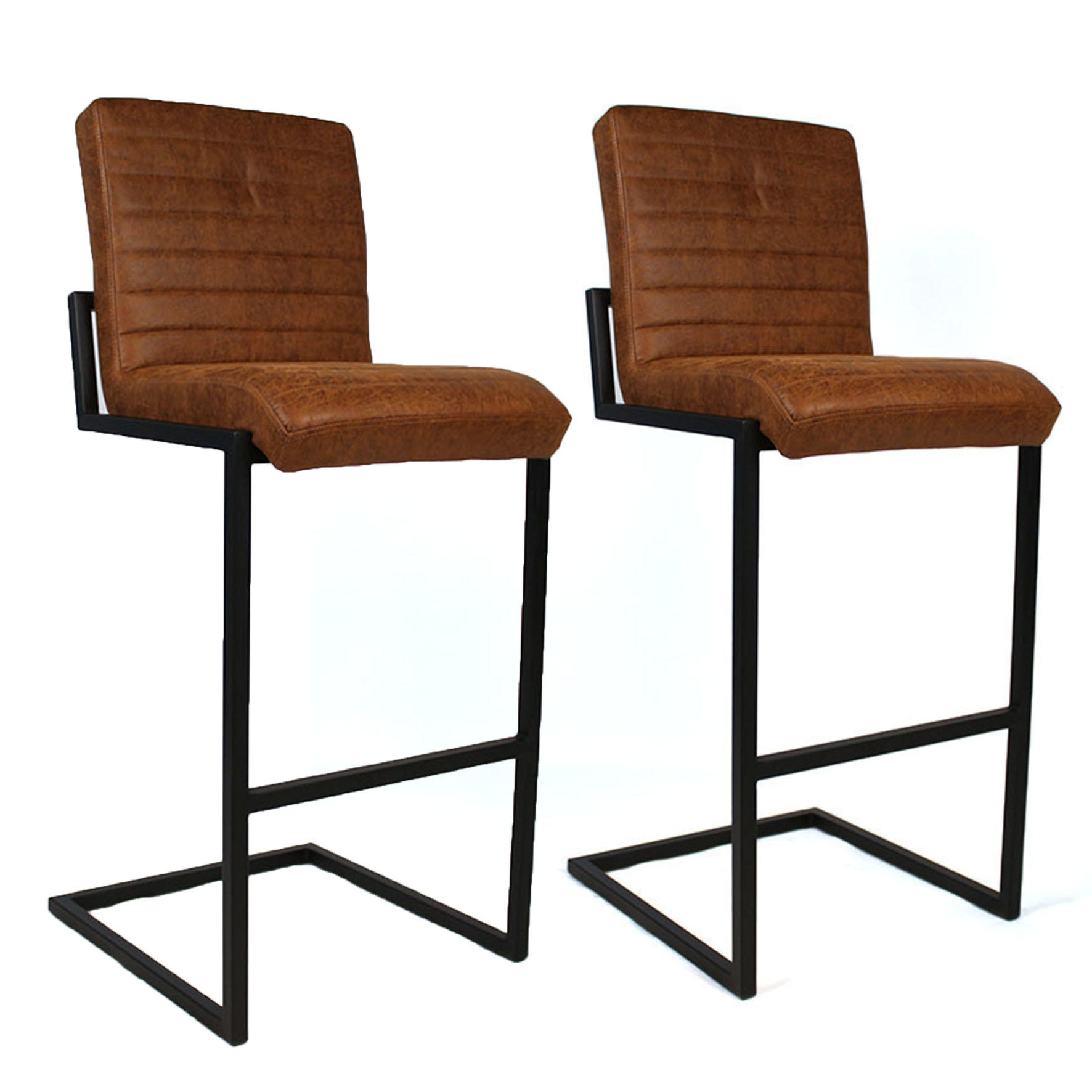 Barhocker-Set in Braun