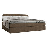 FAMILIENBETT - Schwarz/Braun, MODERN, Holz/Holzwerkstoff (270/200cm) - MID.YOU