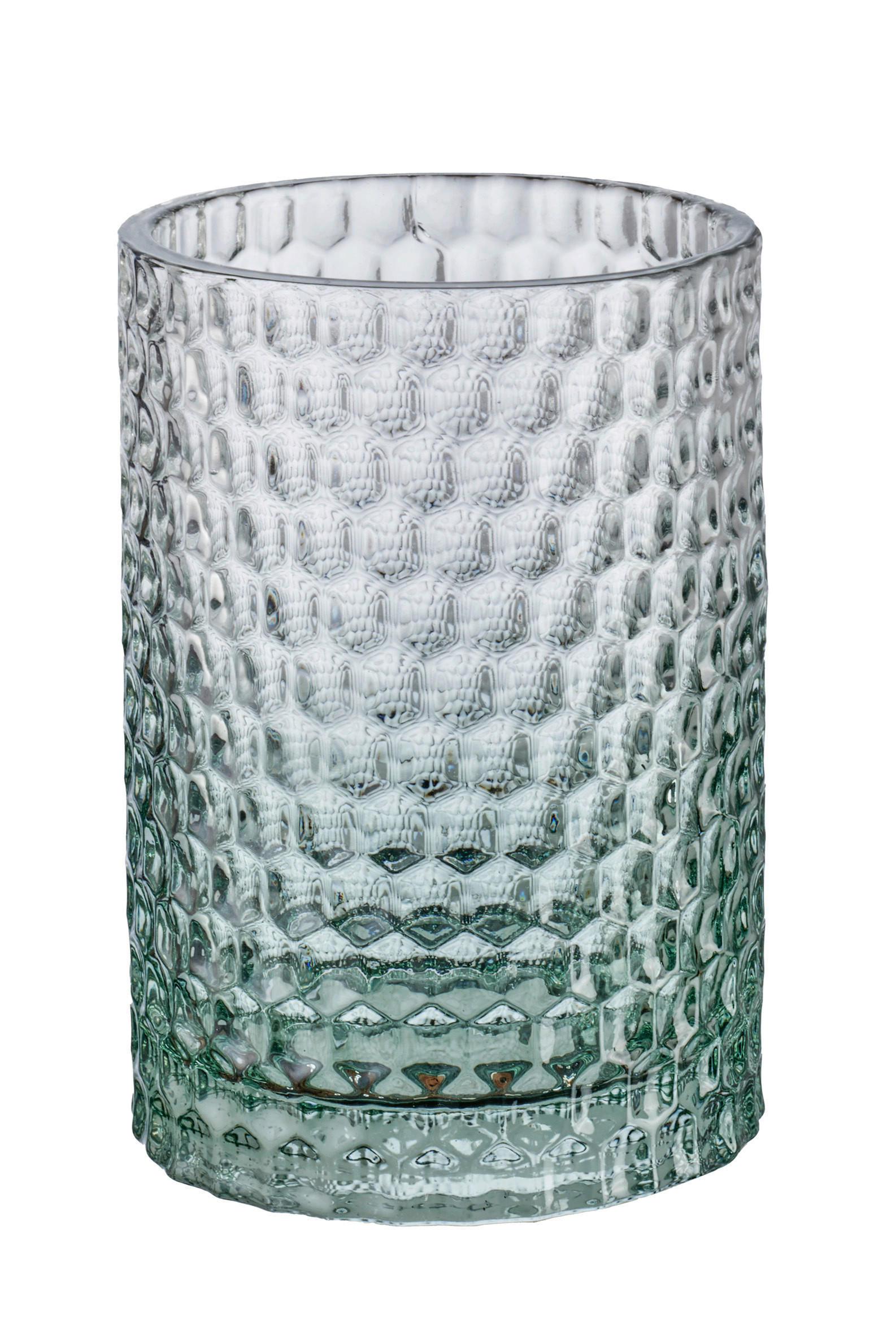 ZAHNPUTZBECHER Glas  - Grün, Basics, Glas (7,6/11,4cm) - Kleine Wolke