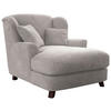 XXL-SESSEL - Dunkelbraun/Creme, MODERN, Holzwerkstoff/Textil (109/104/145cm) - Sit & More