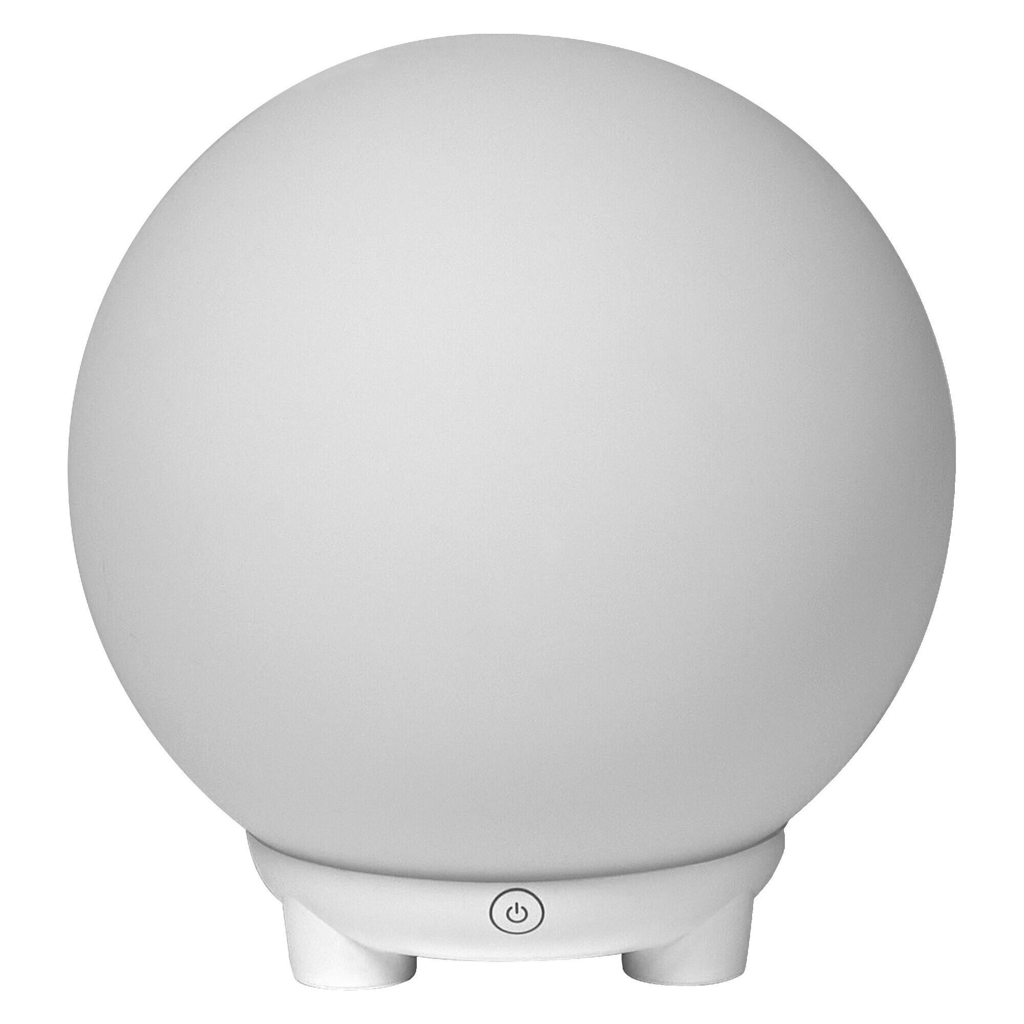 STIMMUNGSLEUCHTER Smart+ Wifi Ball Magic 13/13,8 cm   - Weiß, Basics, Glas/Kunststoff (13/13,8cm) - Ledvance