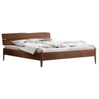 BETT 180/200 cm,  in Nussbaumfarben,  - Nussbaumfarben, Design, Holz (180/200cm) - Hasena