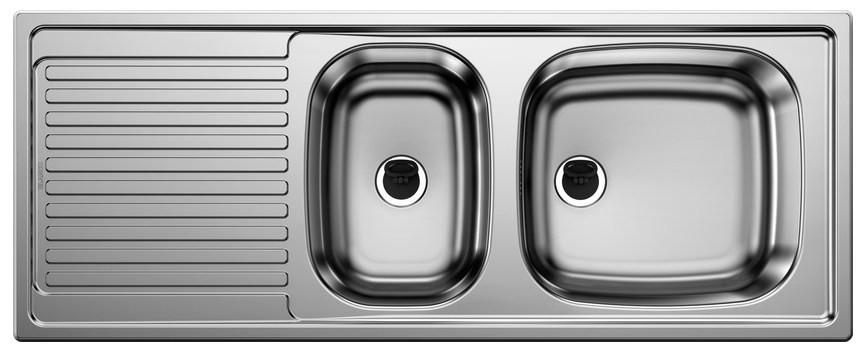 SPÜLE 500847  - Edelstahlfarben, Basics, Metall (110/15,5/43,5cm) - Blanco