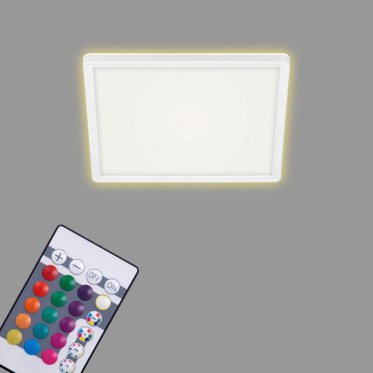 LED-PANEEL Slim 29,3/29,3/2,8 cm   - Weiß, Basics, Kunststoff (29,3/29,3/2,8cm)