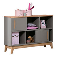 SIDEBOARD STEN  in 123,5/90,6/39,6 cm  - Eichefarben/Grau, Design, Holz/Holzwerkstoff (123,5/90,6/39,6cm) - Paidi