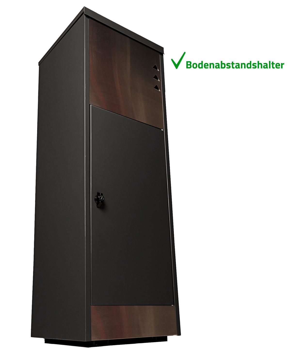 PAKETBOX 39,5/118,5/38,5 cm  - Schwarz, Basics, Metall (39,5/118,5/38,5cm)