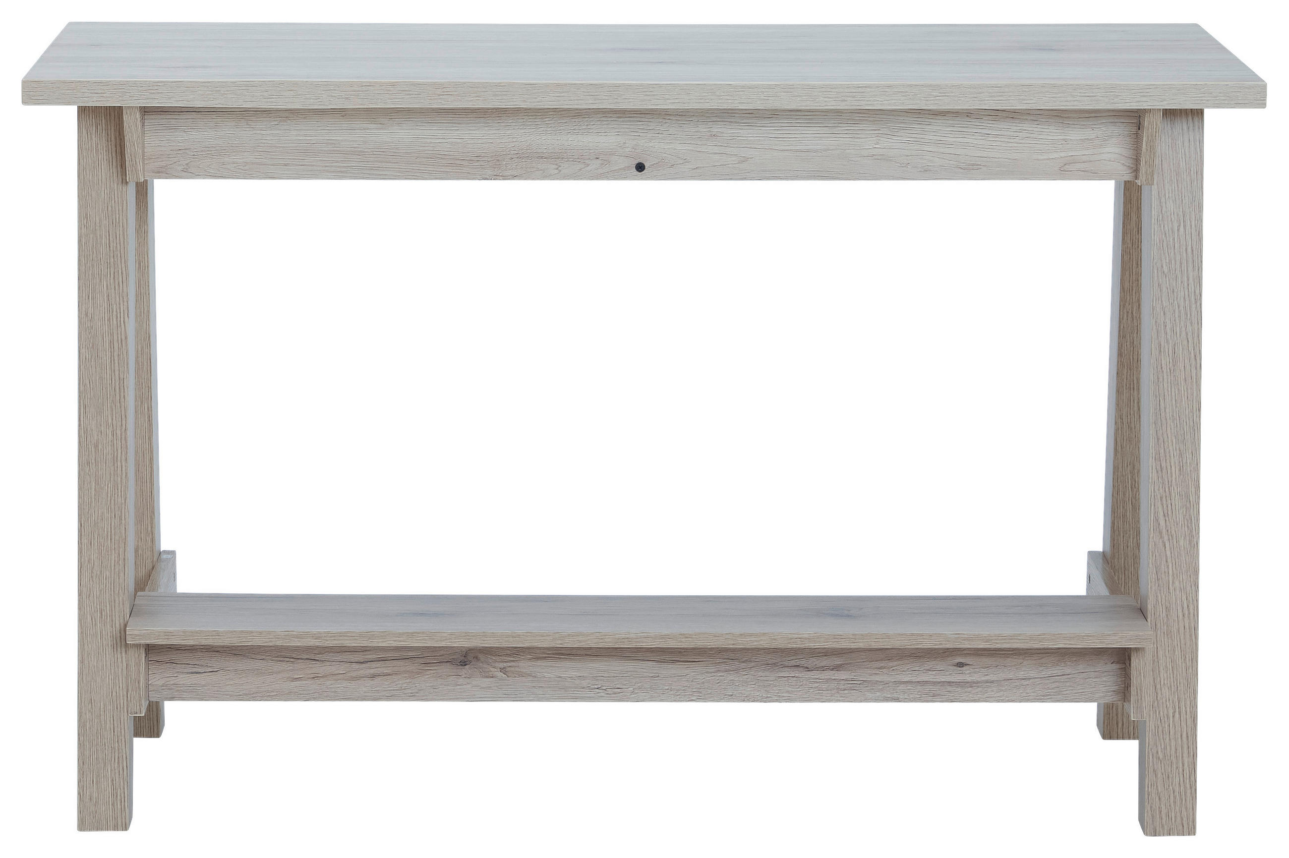 Voleo Schreibtisch Weiß, Eiche San Remo 55x76x120 cm