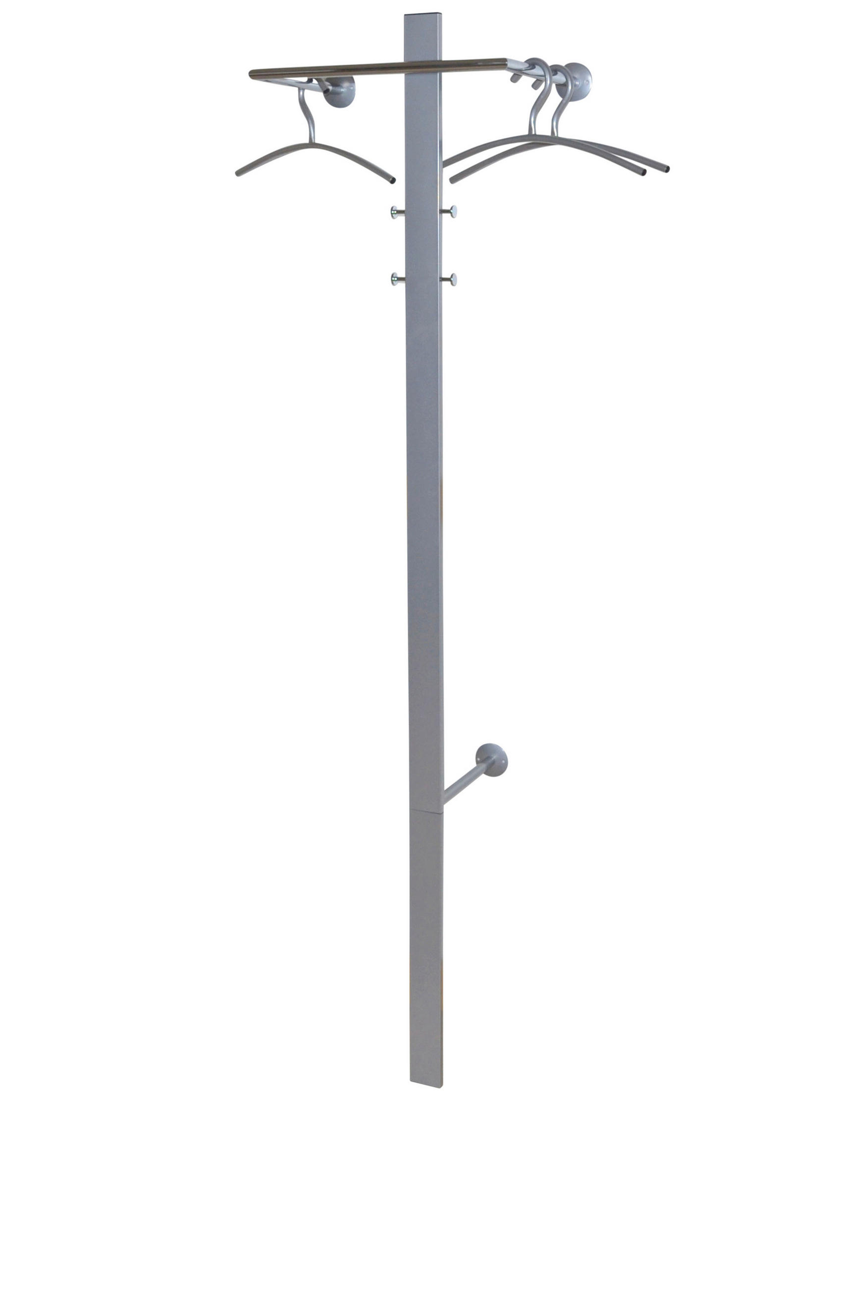 Mid.you Wandgarderobe Mehrfarbig, Schwarz 31x50x180 cm