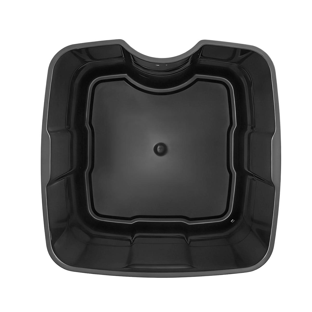 ABFALLEIMER 50 l  Metall  - Schwarz, MODERN, Kunststoff/Metall (45/60/38cm) - MID.YOU