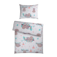 BABYBETTWÄSCHESET 100/135 cm  - Taupe, Basics, Textil (100/135cm) - Patinio