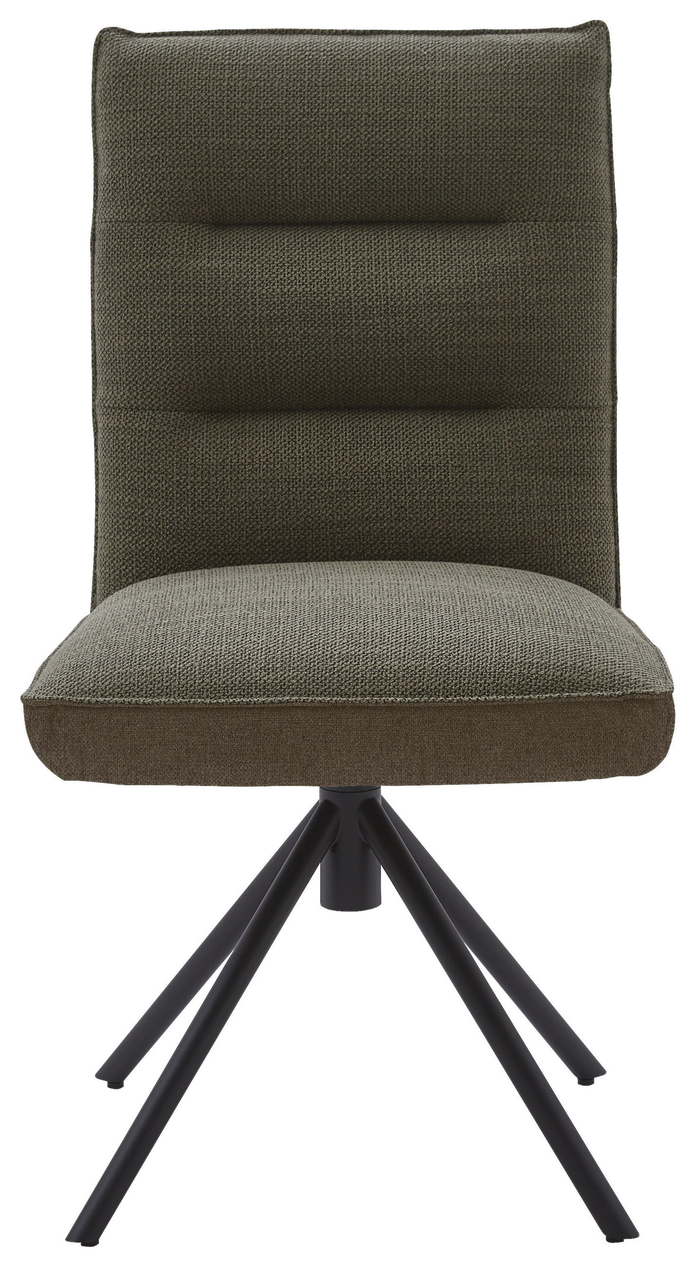 STUHL  in Flachgewebe Textil  - Schwarz/Braun, Design, Textil/Metall (49/93/59cm) - Dieter Knoll