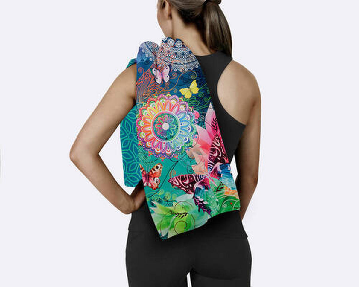SPORTHANDTUCH 75/180 cm Multicolor  - Multicolor, Trend, Textil (75/180cm)