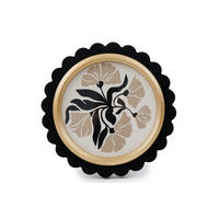 RÁM,  foto  x  - čierna/zlatá, Basics, drevo/sklo (19.9/19.9/2.2cm)