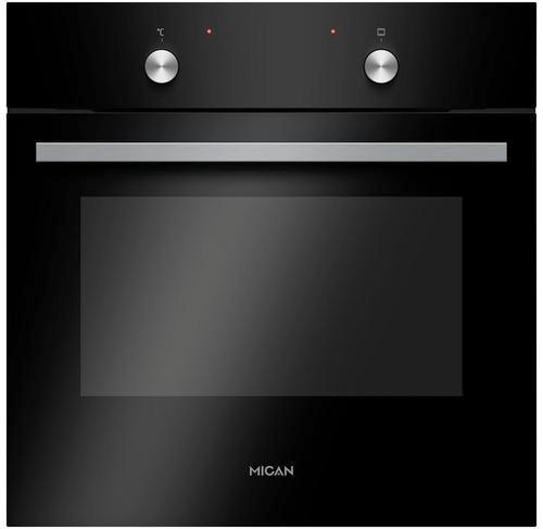 EINBAUBACKOFEN 90440  - Schwarz, Basics, Metall (59,5/59,5/57,5cm) - Mican