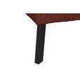 ECKSOFA  in Chenille Rostfarben  280/205 cm  - Rostfarben/Schwarz, Design, Textil/Metall (280/205cm) - Xora
