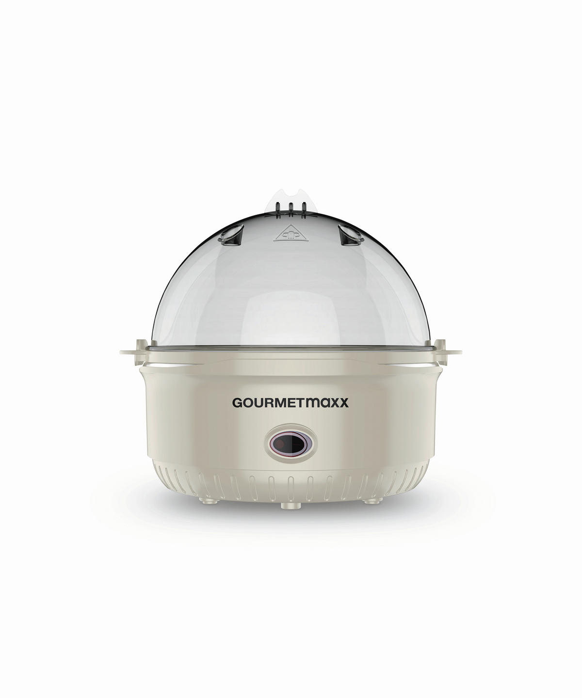 EIERKOCHER GOURMETmaxx  - Creme, Basics, Kunststoff (16,6/16,6/17cm) - GOURMETMAXX