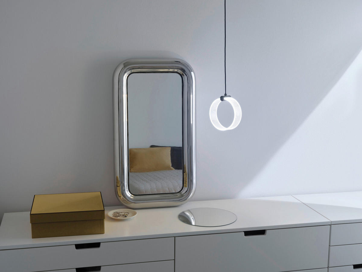 LED-PENDELLEUCHTE 16/15/121 cm  - Schwarz, Basics, Kunststoff (16/15/121cm) - Osram