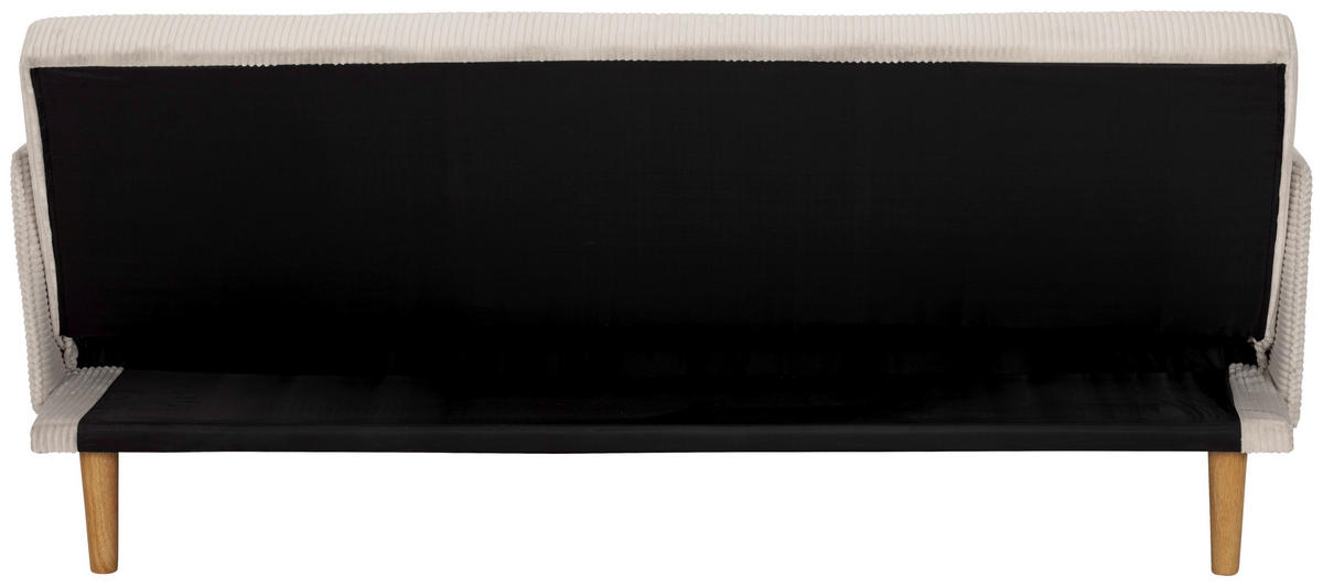 SCHLAFSOFA in Textil Creme  - Creme/Naturfarben, Design, Holz/Textil (193/81/92cm) - Livetastic