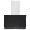 DUNSTABZUGSHAUBE CH77060SA  - Schwarz, Trend, Glas/Metall (60/74,3-112,3/31,3cm) - Respekta