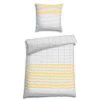 BETTWÄSCHE 2-teilig Seersucker 135/200 cm  - Gelb, Basics, Textil (135/200cm) - Florella