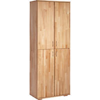 AKTENSCHRANK Kernbuche massiv Kernbuche  - Kernbuche, Design, Holz (73/189/38cm) - Carryhome