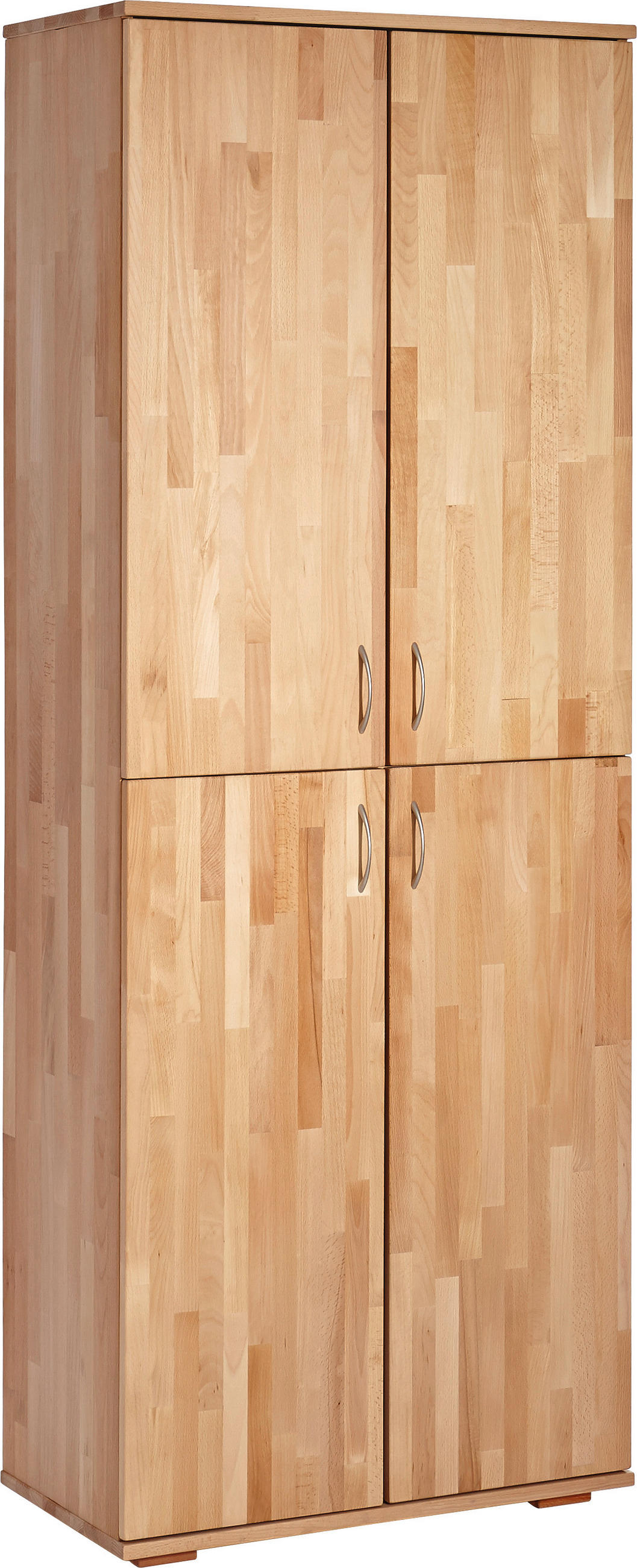 AKTENSCHRANK Kernbuche massiv Kernbuche  - Kernbuche, Design, Holz (73/189/38cm) - Carryhome