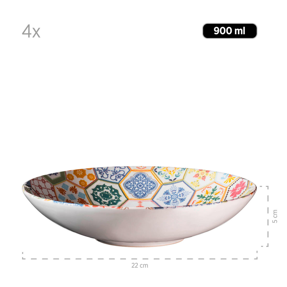 TAFELSERVICE 12-teilig  - Multicolor, Basics, Keramik - Mäser