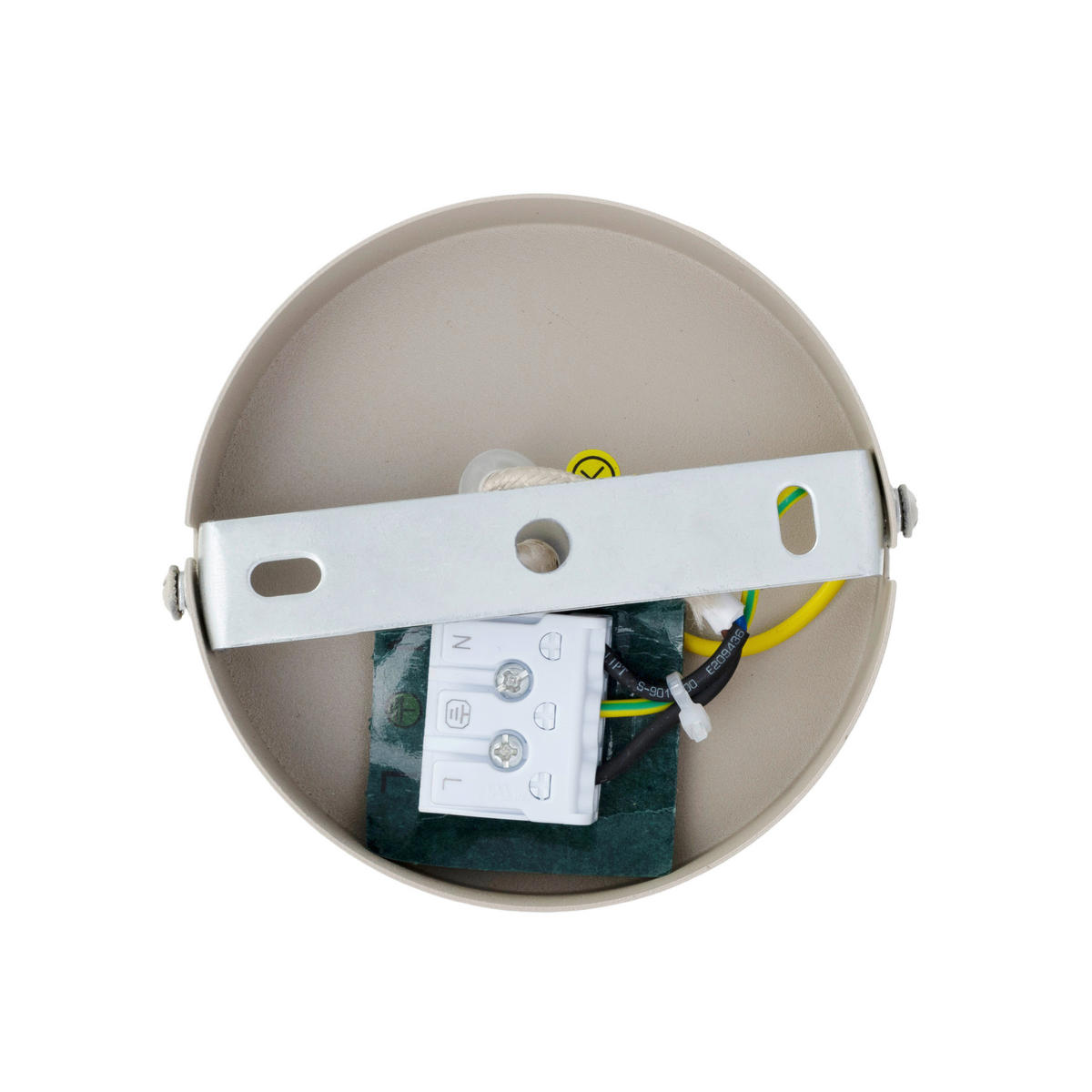 HÄNGELEUCHTE 25/120 cm  - Beige, Trend, Kunststoff/Textil (25/120cm) - Novel